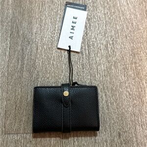 AIMEE AMITY CARD CASE BLACK WALLET